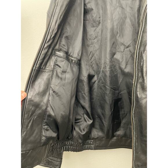 Baracuta Mens Leather Jacket Bomber Size Medium Vintage - Picture 4 of 7